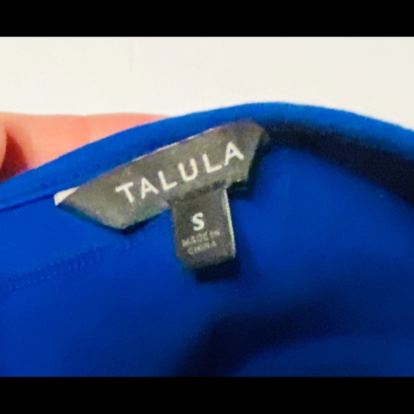 Talula Bustier Tank Aritzia Cobalt Blue - Picture 5 of 5